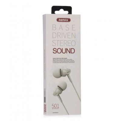 Наушники Remax RM-501 Earphone - White Наушники Remax RM-501 Earphone - White