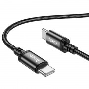 Кабель Hoco X89 Wind 60W charging data cable Type-C to Type-C(packaged) - Black