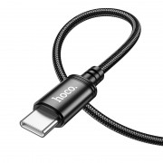 Кабель Hoco X89 Wind 60W charging data cable Type-C to Type-C(packaged) - Black