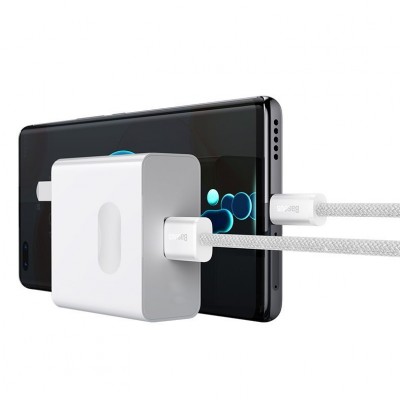 Кабель Baseus Dynamic USB to Type-C 100W 1m (CALD000602) - White Кабель Baseus Dynamic USB to Type-C 100W 1m (CALD000602) - White