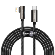 Кабель Baseus Legend Series Elbow Fast Charging Data Cable Type-C to iP PD 20W 1m (CATLCS-01) - Black