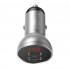 Автомобильное зарядное устройство Baseus Digital Display Dual USB 4.8A Car Charger 24W (CCBX-0S) - Silver Автомобильное зарядное устройство Baseus Digital Display Dual USB 4.8A Car Charger 24W (CCBX-0S) - Silver