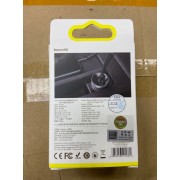 Автомобильное зарядное устройство Baseus Digital Display Dual USB 4.8A Car Charger 24W (CCBX-0S) - Silver