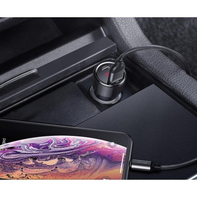 Автомобильное зарядное устройство Baseus Magic Series (CCMLC20C-01) - Black Автомобильное зарядное устройство Baseus Magic Series (CCMLC20C-01) - Black