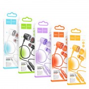 Наушники Hoco M107 discoverer universal earphones with mic - White