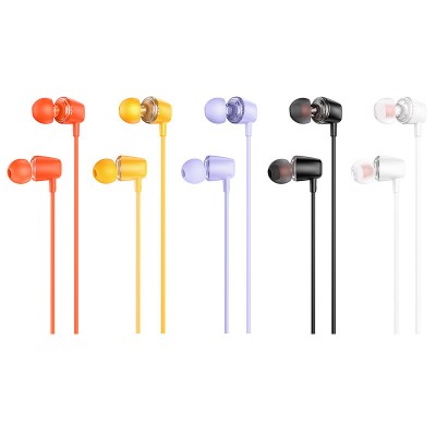 Наушники Hoco M107 discoverer universal earphones with mic - White Наушники Hoco M107 discoverer universal earphones with mic - White