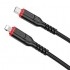 Кабель Hoco X59 victory PD charging data cable iphone (L=2M) - Black Кабель Hoco X59 victory PD charging data cable iphone (L=2M) - Black