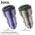 Автомобильное ЗУ HOCO Z52 spacious PD38W (1C1A ) car charger transparent - Черный Автомобильное ЗУ HOCO Z52 spacious PD38W (1C1A ) car charger transparent - Черный