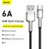 Кабель Baseus Cafule Series Metal Data Cable USB to Type-C 66W 2m - Black (CAKF000201) Кабель Baseus Cafule Series Metal Data Cable USB to Type-C 66W 2m - Black (CAKF000201)