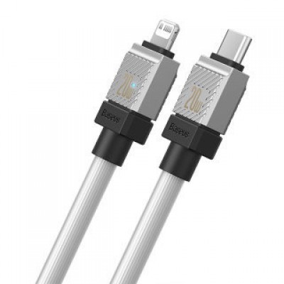 Кабель BASEUS coolplay series fast charging cable type-c to ip 20w 1m - White (CAKW000002) Кабель BASEUS coolplay series fast charging cable type-c to ip 20w 1m - White (CAKW000002)