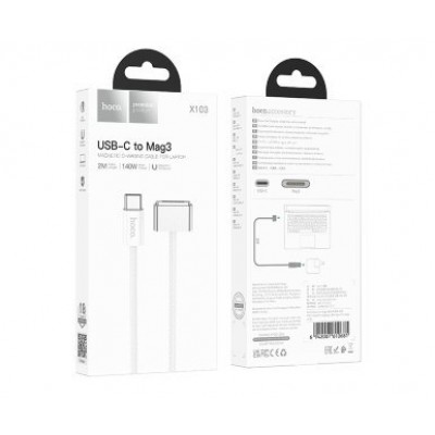 Кабель Hoco X103 magnetic charging cable Type-c to Mag3 - Белый Кабель Hoco X103 magnetic charging cable Type-c to Mag3 - Белый