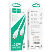 Кабель Hoco X93 Force 240W fast charging data cable Type-c to Type-c (L=2M) - Белый