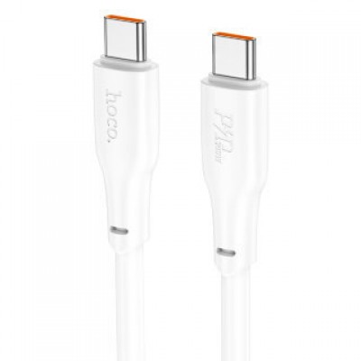 Кабель Hoco X93 Force 240W fast charging data cable Type-c to Type-c (L=2M) - Белый Кабель Hoco X93 Force 240W fast charging data cable Type-c to Type-c (L=2M) - Белый