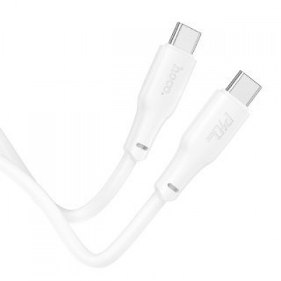 Кабель Hoco X93 Force 240W fast charging data cable Type-c to Type-c (L=2M) - Белый Кабель Hoco X93 Force 240W fast charging data cable Type-c to Type-c (L=2M) - Белый