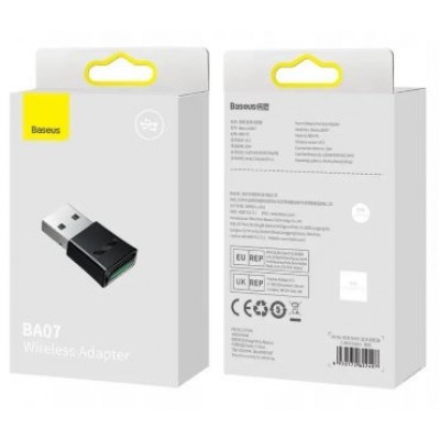 Bluetooth-адаптер BASEUS ZJBA010001 BA07 wireless adapter - Черный Bluetooth-адаптер BASEUS ZJBA010001 BA07 wireless adapter - Черный