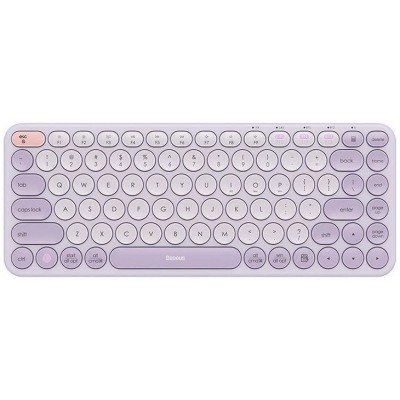 Беспроводная клавиатура Baseus K01A Wireless Tri-Mode Keyboard (B00955503513-00) - Фиолетовый Беспроводная клавиатура Baseus K01A Wireless Tri-Mode Keyboard (B00955503513-00) - Фиолетовый