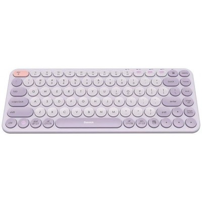 Беспроводная клавиатура Baseus K01A Wireless Tri-Mode Keyboard (B00955503513-00) - Фиолетовый Беспроводная клавиатура Baseus K01A Wireless Tri-Mode Keyboard (B00955503513-00) - Фиолетовый