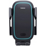 Автодержатель с беспроводной зарядкой Baseus Milky Way Pro Series Wireless Charging Electric Car Mount Phone Holder 15W (C40357000111-00) - Черный