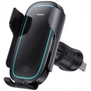 Автодержатель с беспроводной зарядкой Baseus Milky Way Pro Series Wireless Charging Electric Car Mount Phone Holder 15W (C40357000111-00) - Черный