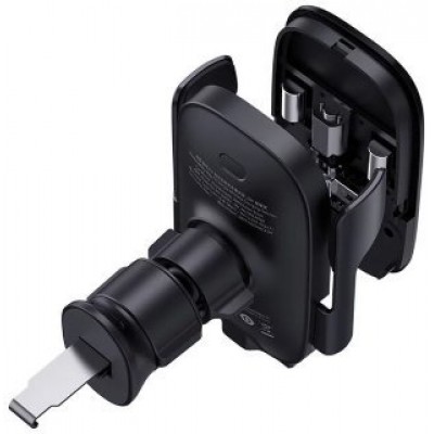 Автодержатель с беспроводной зарядкой Baseus Milky Way Pro Series Wireless Charging Electric Car Mount Phone Holder 15W (C40357000111-00) - Черный Автодержатель с беспроводной зарядкой Baseus Milky Way Pro Series Wireless Charging Electric Car Mount Phone Holder 15W (C40357000111-00) - Черный