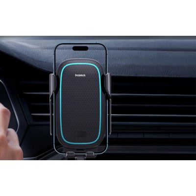 Автодержатель с беспроводной зарядкой Baseus Milky Way Pro Series Wireless Charging Electric Car Mount Phone Holder 15W (C40357000111-00) - Черный Автодержатель с беспроводной зарядкой Baseus Milky Way Pro Series Wireless Charging Electric Car Mount Phone Holder 15W (C40357000111-00) - Черный