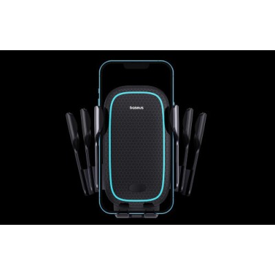 Автодержатель с беспроводной зарядкой Baseus Milky Way Pro Series Wireless Charging Electric Car Mount Phone Holder 15W (C40357000111-00) - Черный Автодержатель с беспроводной зарядкой Baseus Milky Way Pro Series Wireless Charging Electric Car Mount Phone Holder 15W (C40357000111-00) - Черный