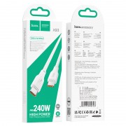 Кабель Hoco X93 Force 240W fast charging data cable Type-c to Type-c (L=2M) - Белый