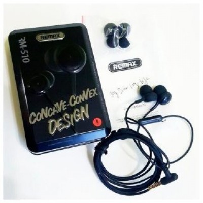 Наушники REMAX concave-convex design RM-510 - Black Наушники REMAX concave-convex design RM-510 - Black