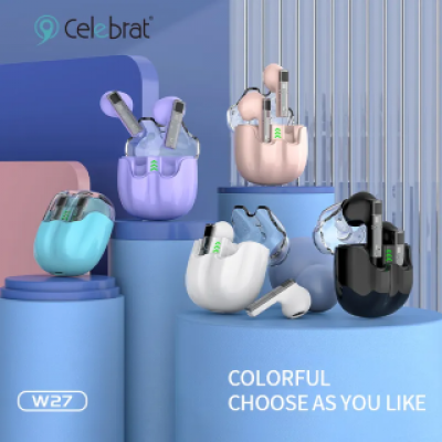 Наушники Celebrat W27 - Pink Наушники Celebrat W27 - Pink