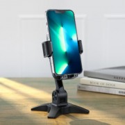 Держатель с беспроводной зарядкой Acefast E10 desktop mobile phone back clip holder - Black