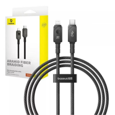 Кабель Baseus Unbreakable Series Fast Charging Data Cable Type-c to IP 20W 2m - Cluster Black (P10355803111-01) Кабель Baseus Unbreakable Series Fast Charging Data Cable Type-c to IP 20W 2m - Cluster Black (P10355803111-01)