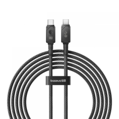 Кабель Baseus Unbreakable Series Fast Charging Data Cable Type-c to Type-c 100W 2m - Cluster Black (P10355800111-01) Кабель Baseus Unbreakable Series Fast Charging Data Cable Type-c to Type-c 100W 2m - Cluster Black (P10355800111-01)