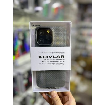 Чехол для iPhone 15 Pro (6.1) K-DOO Keivlar - Titanium Gray Чехол для iPhone 15 Pro (6.1) K-DOO Keivlar - Titanium Gray