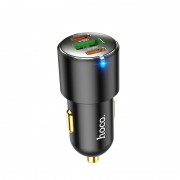 Автомобильное зарядное устройство Hoco NZ6 PD45W 3-port(2C1A) car charger - Black