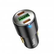 Автомобильное зарядное устройство Hoco NZ6 PD45W 3-port(2C1A) car charger - Black
