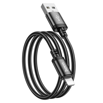 Кабель Hoco X89 Wind charging data cable iP(packaged) - Black Кабель Hoco X89 Wind charging data cable iP(packaged) - Black