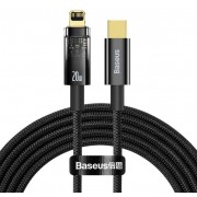 Кабель Baseus Explorer Series Auto Power-Off Fast Charging Data Cable Type-C to IP 20W 2m - Black (CATS000101)