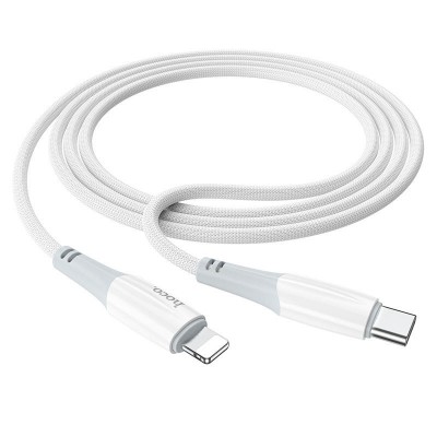 Кабель hoco X70 Ferry PD charging data cable for Lightning - Белый Кабель hoco X70 Ferry PD charging data cable for Lightning - Белый