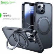 Чехол Hoco AS1 Rotating magnetic case for iPhone 15 Pro Max - Черный