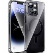 Чехол Hoco AS3 Amber magnetic protective case for iPhone 15 - Прозрачный черный
