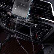 Кабель hoco AUX UPA19 digital audio conversion cable for Type-C (Type-C male connector to DC3.5 male connector) - Black