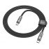Кабель Hoco U122 Lantern transparent discovery edition 60W charging data cable Type-c to Type-c - Черный Кабель Hoco U122 Lantern transparent discovery edition 60W charging data cable Type-c to Type-c - Черный