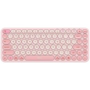 Беспроводная клавиатура Baseus K01A Wireless Tri-Mode Keyboard (B00955503413-00) - Розовый