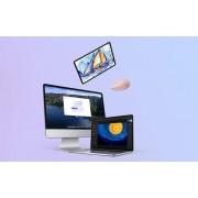 Беспроводная мышь Baseus F01B Tri-Mode Wireless Mouse (B01055503413-00) - Розовый