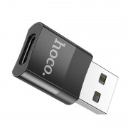 Адаптер hoco UA17 USB Male to Type-C female USB2.0 adapter