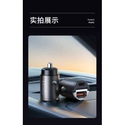 Автомобильное ЗУ REMAX Tanya Series 30W PD+QC Multi-compatible Fast car Charger RCC110 - Black Автомобильное ЗУ REMAX Tanya Series 30W PD+QC Multi-compatible Fast car Charger RCC110 - Black