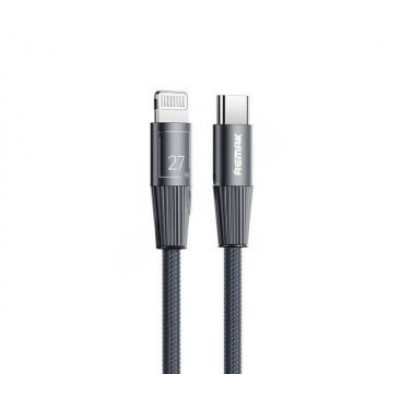 Кабель Remax Infinity series 27W Zinc Alloy Braided Fast Charging Data Cable RC-C107 C-L - Blue Кабель Remax Infinity series 27W Zinc Alloy Braided Fast Charging Data Cable RC-C107 C-L - Blue