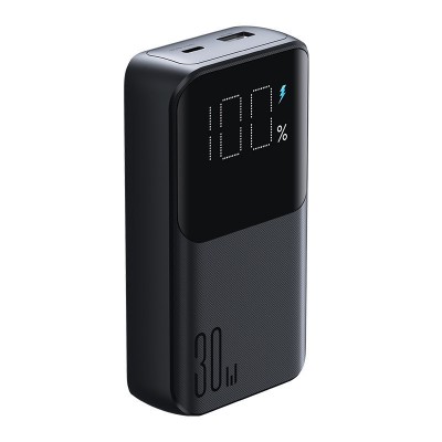 Power Bank Joyroom JR-PBC06 30W mini with Dual Cables 10000mAh - Black With USB.A to Type.C 0.25m Cable-Black Power Bank Joyroom JR-PBC06 30W mini with Dual Cables 10000mAh - Black With USB.A to Type.C 0.25m Cable-Black
