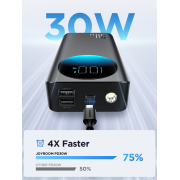 Power Bank Joyroom JR-PBF03 30W 30000mAh - Black ?With USB to Type-C Cable 0.25m-Black?