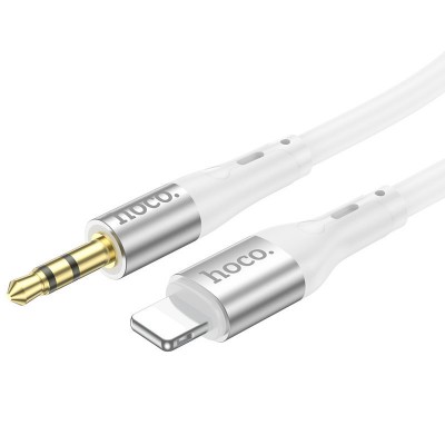 Переходник Hoco UPA22 iP silicone digital audio conversion cable - White Переходник Hoco UPA22 iP silicone digital audio conversion cable - White